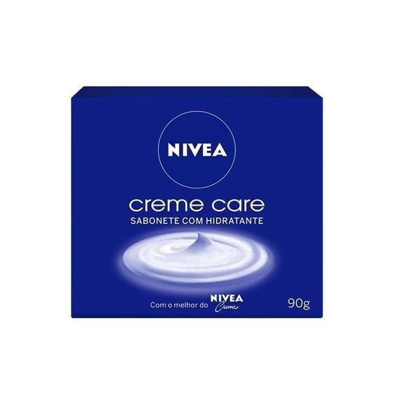 Imagem de Sabonete Nivea Hidratante Creme Care 90g Embalagem com 12 Unidades