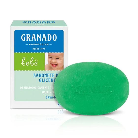 Imagem de Sabonete para Bebê 90g Glicerina Erva Doce Natural Granado