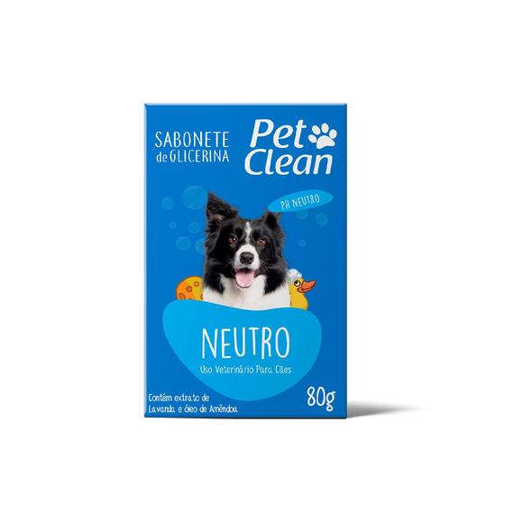 Imagem de Sabonete Pet Clean Para Cães E Gatos Adultos e Filhotes 80g