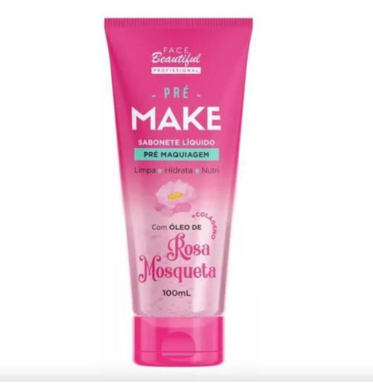 Imagem de Sabonete Pré Make Rosa Mosqueta Face Beautiful 100Ml