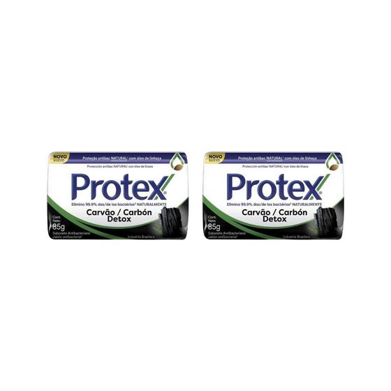 Imagem de Sabonete Protex 85G Com 6Un Carvao Detox - Kit C/2Un