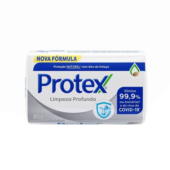 Imagem de Sabonete Protex Limpeza Profunda Antibacteriano 85g Embalagem com 12 Unidades