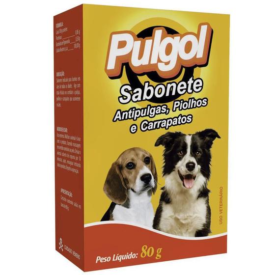 Imagem de Sabonete Pulgol Anti Pulgas Carrapatos e Piolhos 80gr