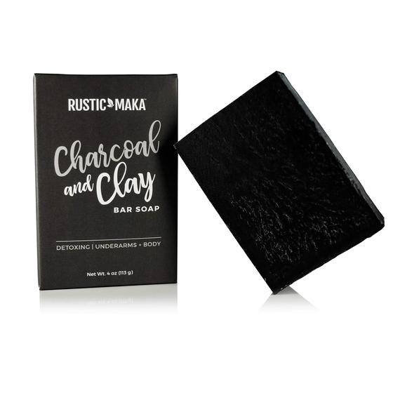 Imagem de Sabonete Rustic Maka Activated Charcoal +Clay Detox Cleanse