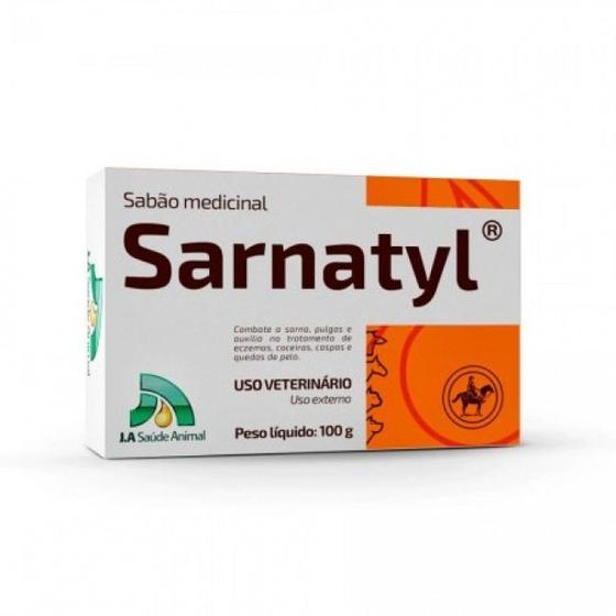 Imagem de Sabonete Sarnatyl medicinal cães/gatos/equinos/bovinos 100g