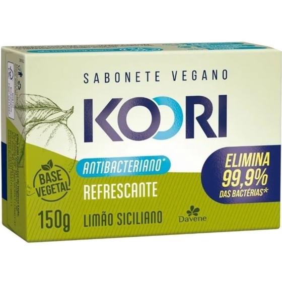 Imagem de Sabonete Vegetal Koori Antibac Refrescante Barra 150g Davene