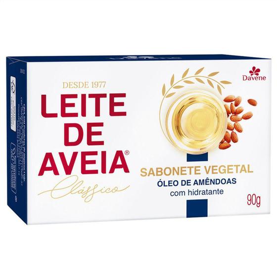 Imagem de Sabonete Vegetal Leite de Aveia Óleo de Amêndoas 90g - Davene