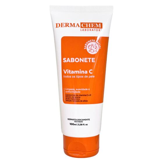 Imagem de Sabonete Vitamina C+E Anti Idade Clareador Dermachem 100ml