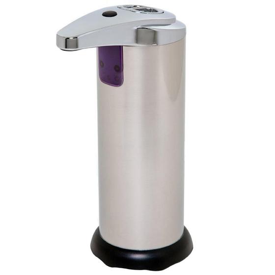 Imagem de Saboneteira Automática Dispenser Para Sabonete Líquido Cromada com Sensor Infrared Uny Gift ZYX01E