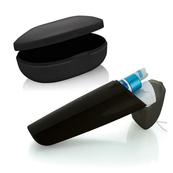 Saboneteira Bolsa Mala Viagem Estojo Porta Escovas Creme Dental Preto Menor preço em Saboneteira Bolsa Mala Viagem Estojo Porta Escovas Creme Dental Preto