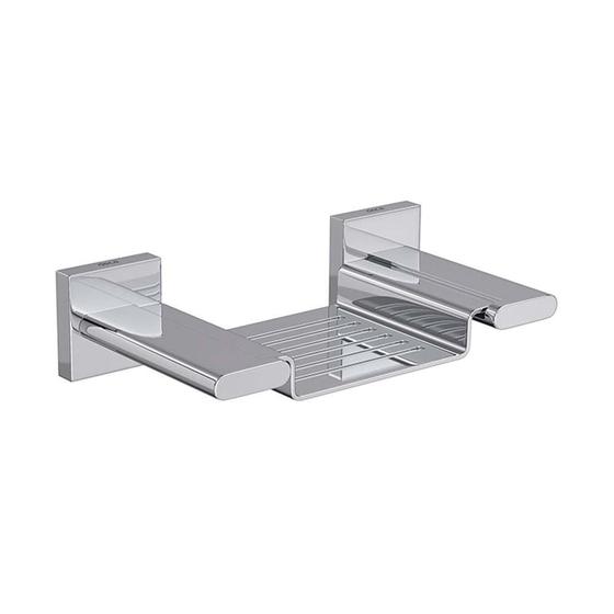 Saboneteira cromada para parede com base metal Polo Deca Menor preço em Saboneteira cromada para parede com base metal Polo Deca