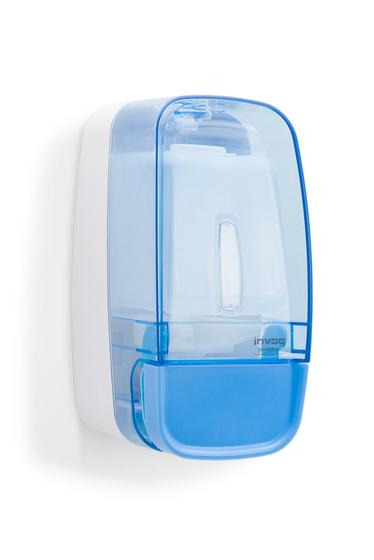 Imagem de Saboneteira Dispenser Porta Sabonete Líquido Compacta Azul Invoq 600ml Premisse