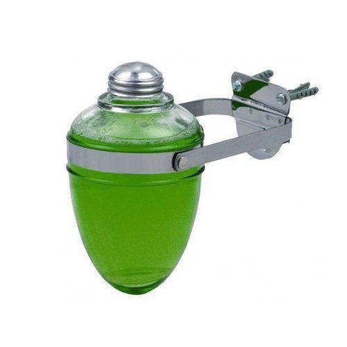 Saboneteira Giratória Vidro Banheiro Parede Inox 500ml Menor preço em Saboneteira Giratória Vidro Banheiro Parede Inox 500ml