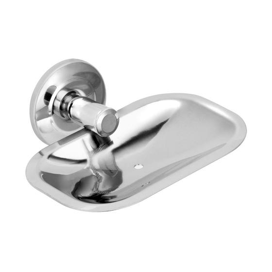 Saboneteira Inox Para Banheiro Parede Porta Sabonete Menor preço em Saboneteira Inox Para Banheiro Parede Porta Sabonete