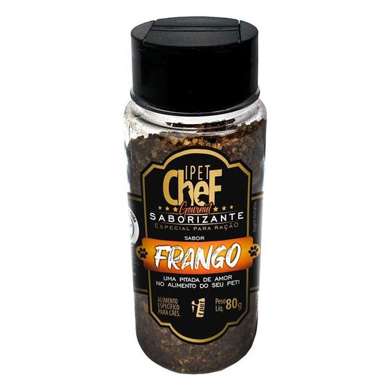 Imagem de Saborizante para Ração Ipet Chef Gourmet Especial Frango para Cães - 80 g