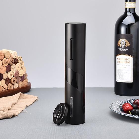 Imagem de Saca Rolhas Vinho Abridor De Garrafa Elétrico A Pilha Cortador De Lacre Rolha a Vácuo Aerador