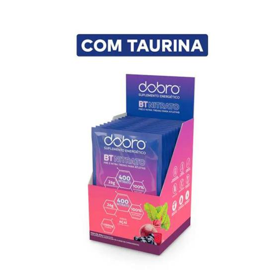 Imagem de Sachê Bt Nitrato Dobro Açaí Com Taurina 10 unidades 30g