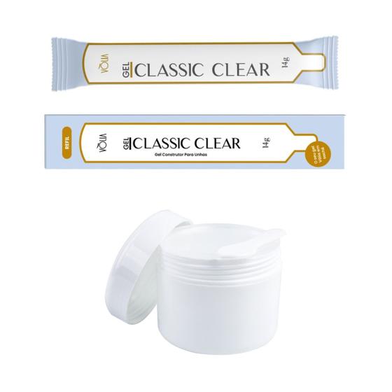 Imagem de Sachê Gel Construtor Classic Clear Vòlia + Pote Reutilizável