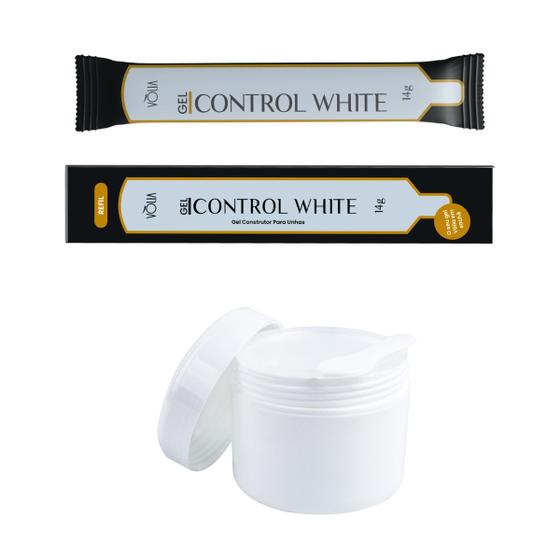 Imagem de Sachê Gel Construtor Control White Vòlia + Pote Reutilizável