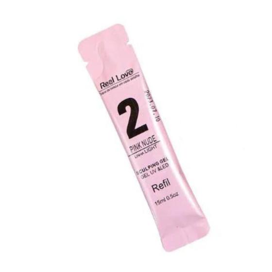 Imagem de Sache Gel Real Love Pink Nude 2 15Ml