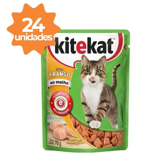 Imagem de Sachê KITEKAT 24 Unidades Sabor Frango