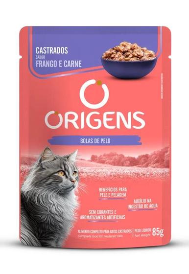 Imagem de Sache origens gato castrado frango 85g