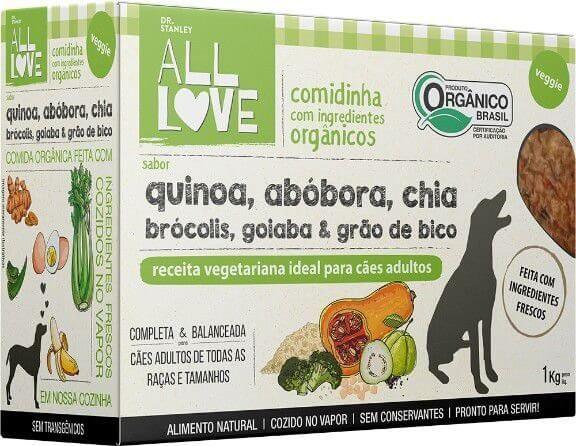 Imagem de Sachê Para Cachorro  All Love Vegetariana 1kg