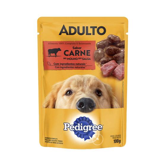 Imagem de Sachê Pedigree de Carne Para Cães Adultos - 100g