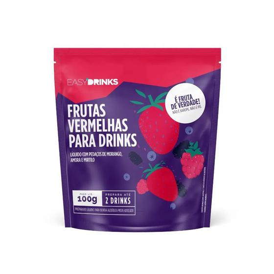 Imagem de Sache Preparado Easy Drinks Frutas Vermelhas Drink Fruta Easydrinks 100g