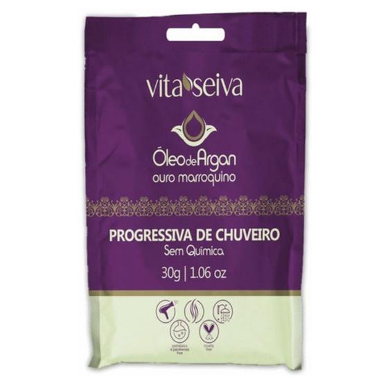 Imagem de Sachê Progressiva De Chuveiro Óleo De Argan Vita Seiva 30g