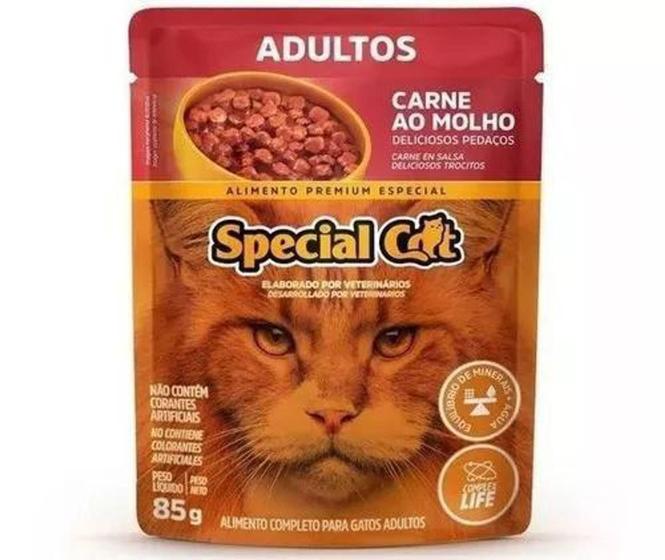 Imagem de Sache Special Cat Adulto Frango 85g Cx 12 Uni - Special Dog