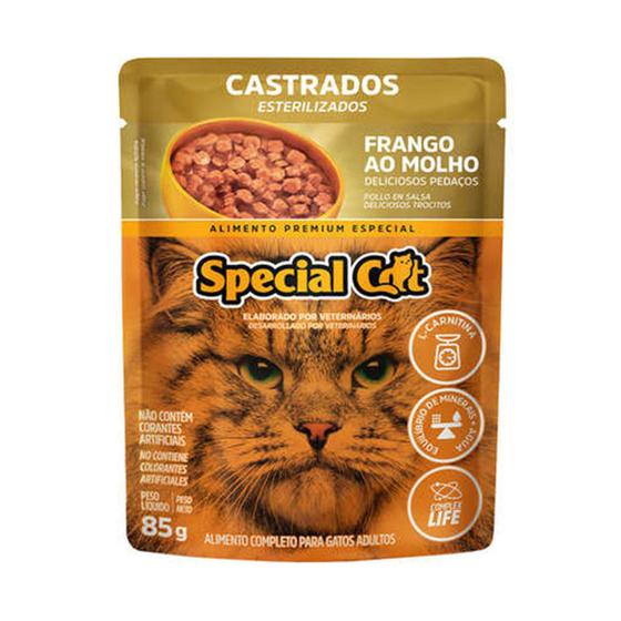 Imagem de Sachê Special Cat Gatos Castrados Frango 85G