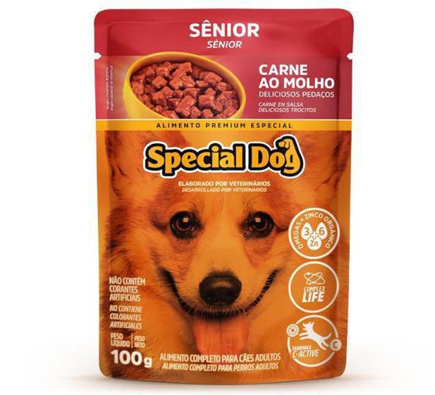 Imagem de Sache Special Dog Senior Carne 100g Cx 12 Uni