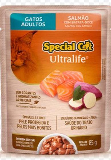 Imagem de Saches adulto salmão gato special cat 85g - SPECIAL DOG