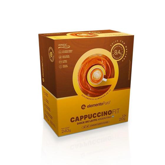 Imagem de Saches Cappuccino Fitness elementoPuro - Display 240g