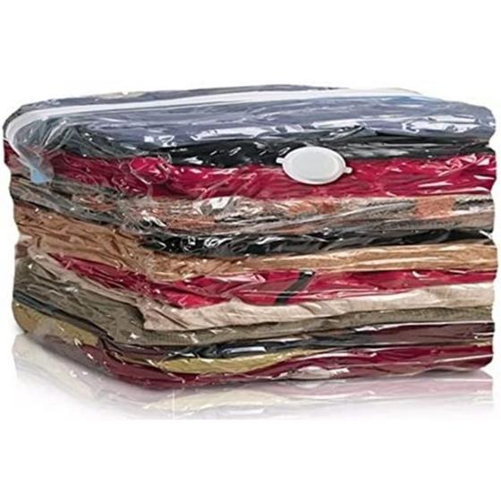 Imagem de Saco à Vacuo Para Roupas Guardar Sacos Edredom Cobertor Fronha Lençóis Travesseiros Toalha Armazenar Viajar Proteção