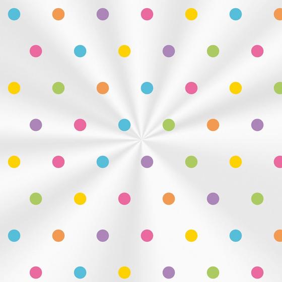 Imagem de Saco Adesivado Decorado com Aba - Dots Colors - 100 unidades - Cromus - Rizzo