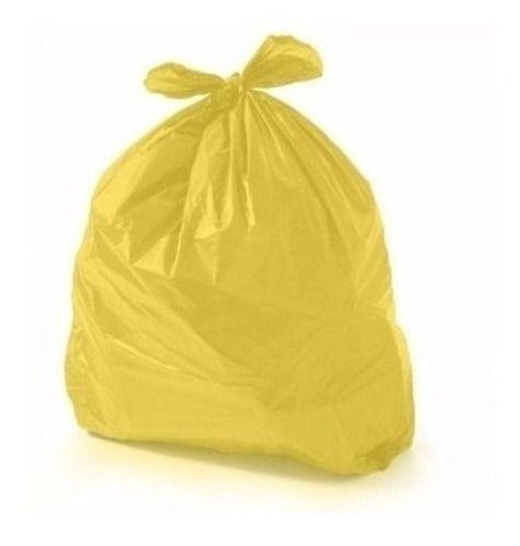 Imagem de Saco Amarelo Para Lixo 20 Litros (100 Unds) Coleta Seletiva