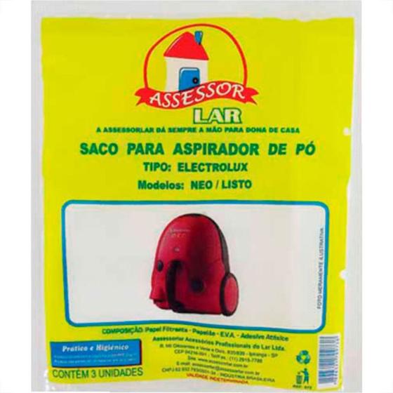Imagem de Saco Asp De Po Elect Neo/Listo C/3