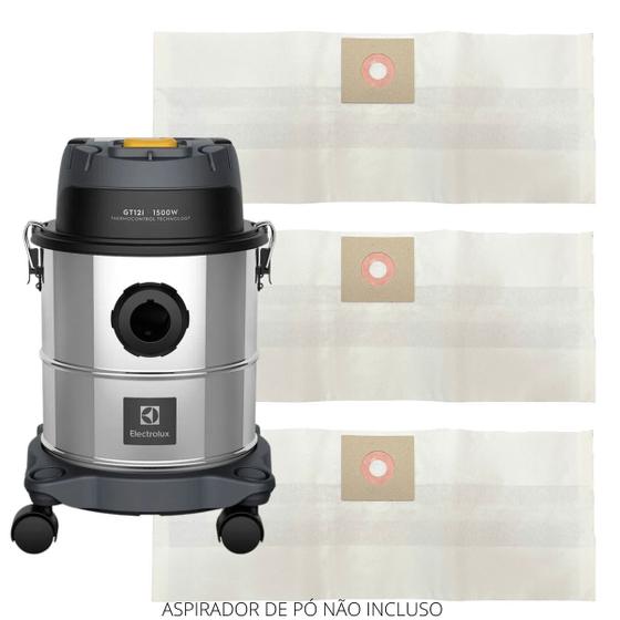 Imagem de Saco Aspirador Electrolux Descartável GT12i Inox c/12 Refil