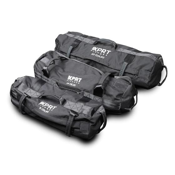 Imagem de Saco de areia de treino XPRT Fitness Heavy Duty Army Green Set 3