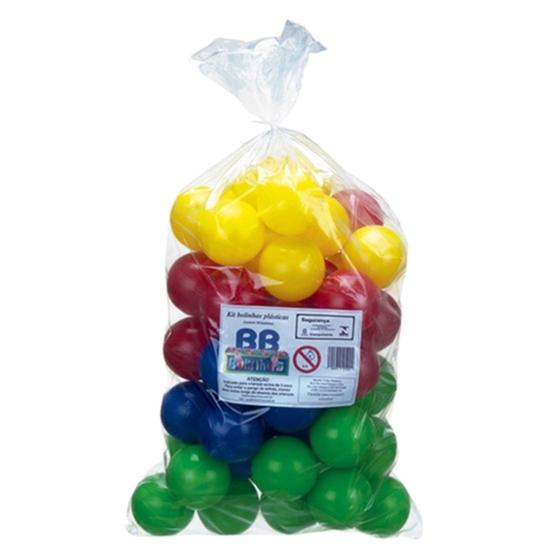 Saco de bolinhas com 100 bolinhas - diversos - 6 Imagem de Saco de bolinhas com 100 bolinhas - diversos - 6