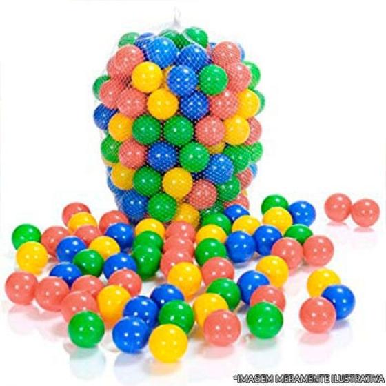 Imagem de Saco de Bolinhas premiun para piscina de bolinhas - 50 bolas coloridas - conferir estoque 