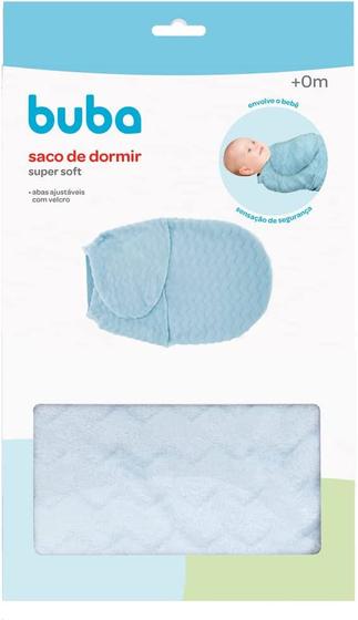 Saco de Dormir Baby Super Soft Azul - Buba Menor preço em Saco de Dormir Baby Super Soft Azul - Buba