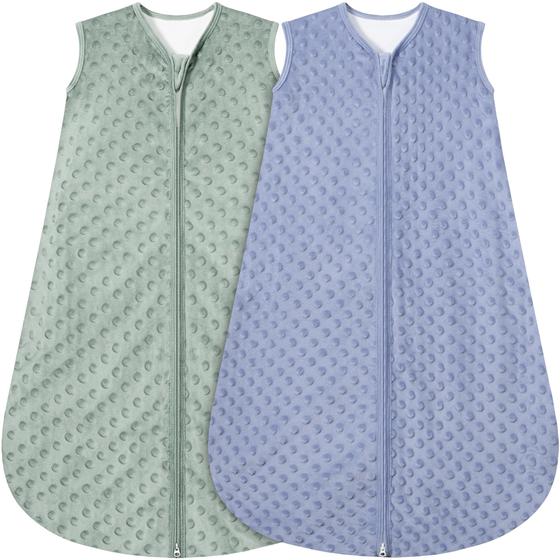 Imagem de Saco de Dormir Bebê BSTOPPT - 2 Peças - Lã com Pelúcia - 1,5 a 12 Meses