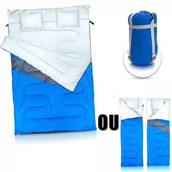 Saco de Dormir Duplo Versatil 1 de Casal Ou 2 de Solteiro Kuple de - 5 C Ate 5 C Nautika Menor preço em Saco de Dormir Duplo Versatil 1 de Casal Ou 2 de Solteiro Kuple de - 5 C Ate 5 C Nautika