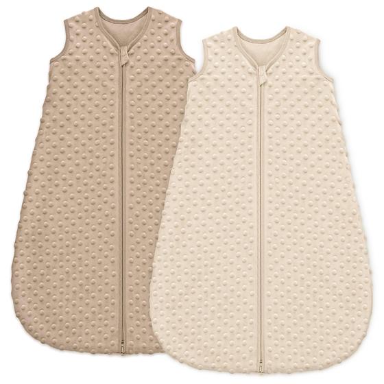 Imagem de Saco de dormir para bebês Unnivoll Fleece, 6-12 meses, 1,5 Tog Coffee