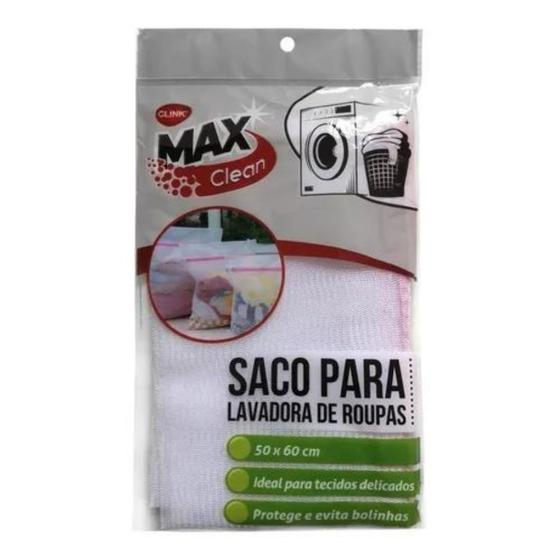 Imagem de Saco De Lavar Roupa Delicada Na Máquina 50x60cm Tam GG