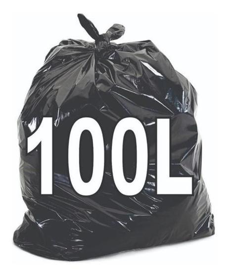 Imagem de Saco De Lixo 100 Litros Resistente 100Un