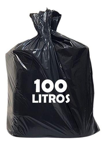 Imagem de Saco De Lixo 100 Litros Resistente ( Pct 100 Unid )